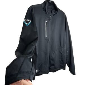 NWT Ogio Men's Black Endurance Fulcrum Running Full Zip Jacket SEIBO Logo M